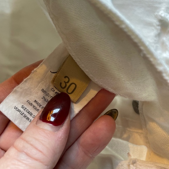 Paige white denim shorts - Picture 4 of 7